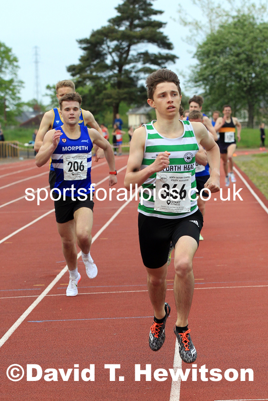 800 metres, 2022 NEGP No. 2, Hebburn. Photo: David T. Hewitson/Sports for All Pics